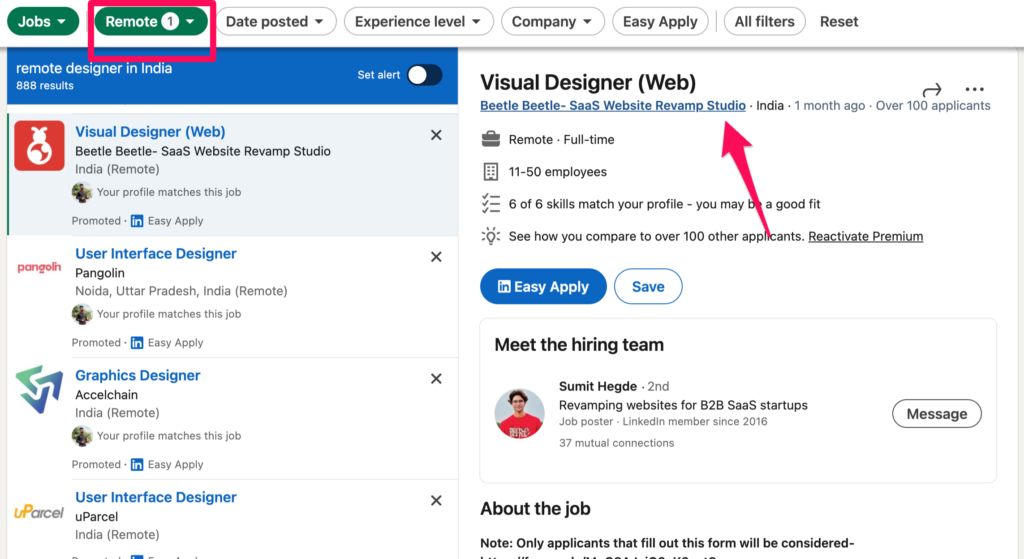 How to get a remote job as a UI/UX designer using Linkedin!