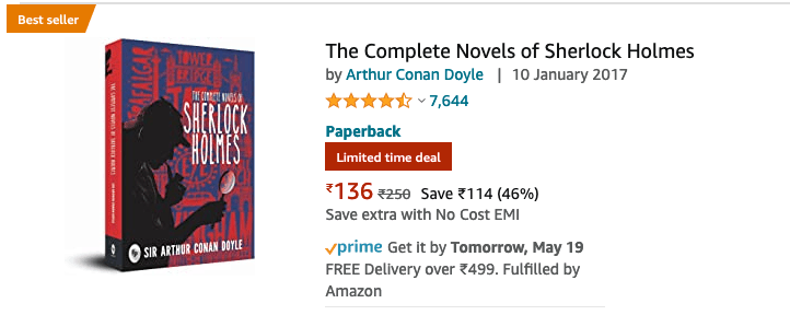 Rather than saying our product sold 232000 times, amazon is labelling with the word best seller